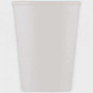 Χάρτινα Βιοδιασπώμενα Ποτήρια Λευκά 200ml 10τεμ