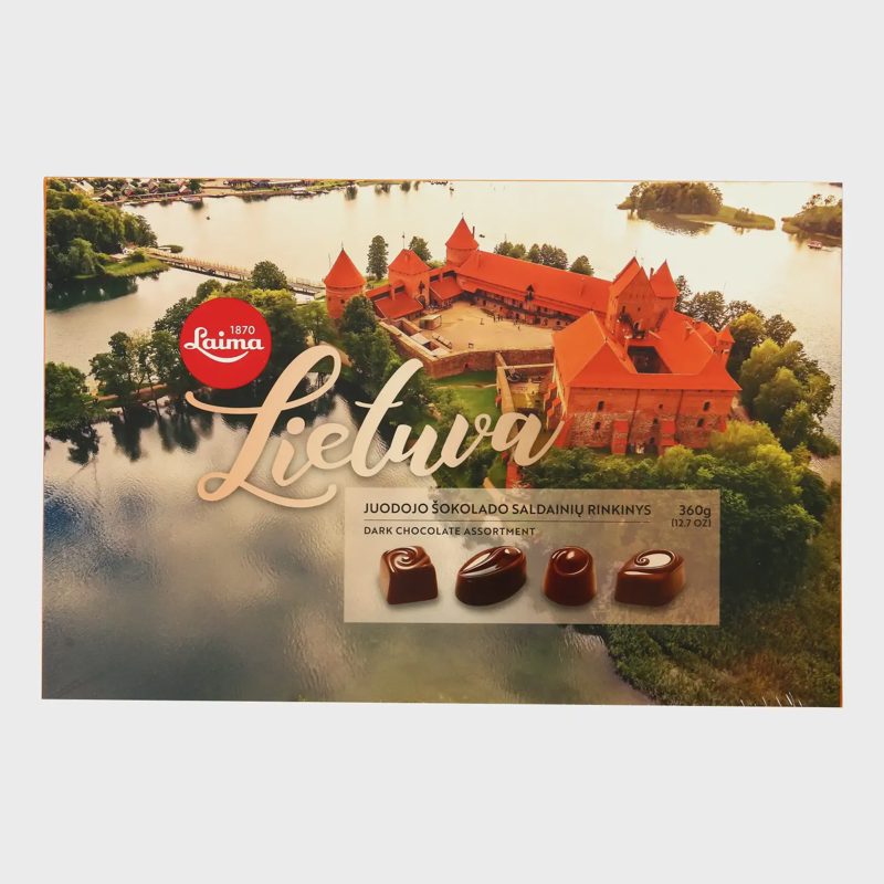 Tamsaus šokolado asorti LAIMA Lietuva, 360g