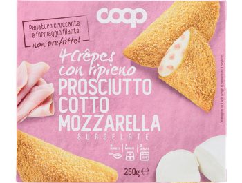 Coop panirane palačinke mozzarella i šunka 250 g