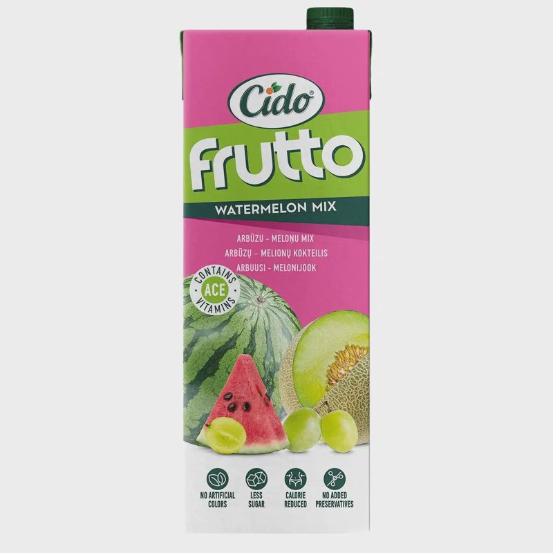 Arbūz. mel. sulčių gėrim. CIDO FRUTTO, 1,5 l