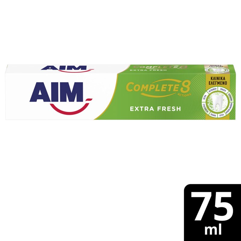 Aim Complete 8 Actions Οδοντόκρεμα Extra Fresh 75ml