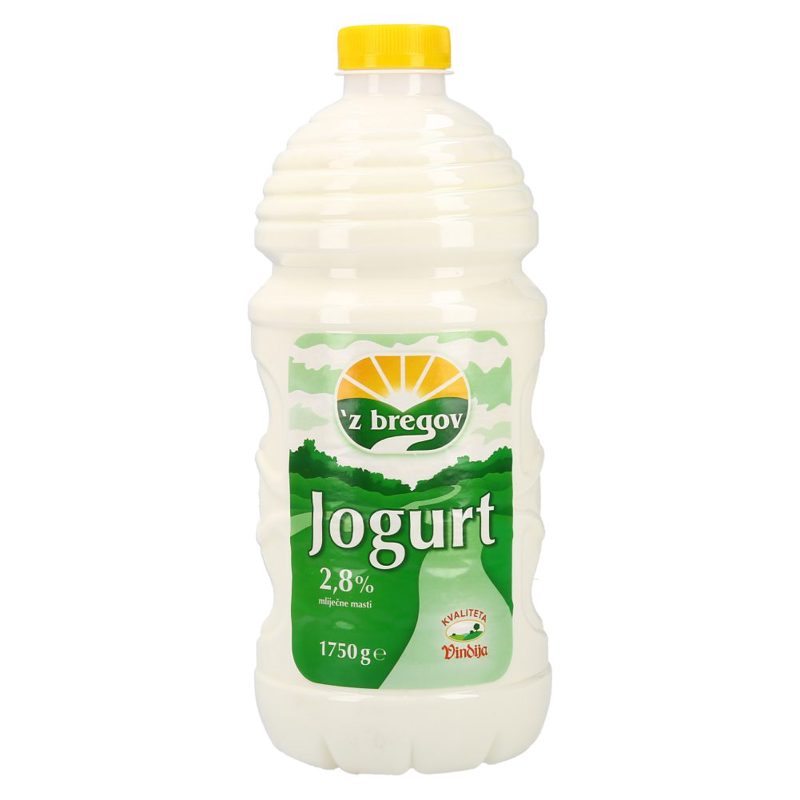 Vindija 'z bregov jogurt 2,8% m.m. 1,75 kg