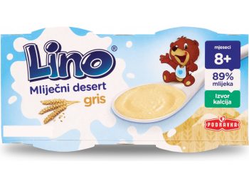 Podravka Lino Mliječni desert gris 2x100 g