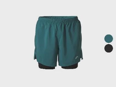 CRIVIT Heren 2-in-1 sportbroekje