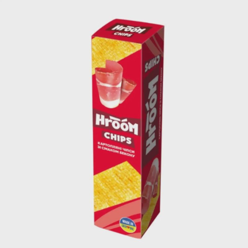 Bulvių traškučiai HROOM, kumpio skonio, 50 g