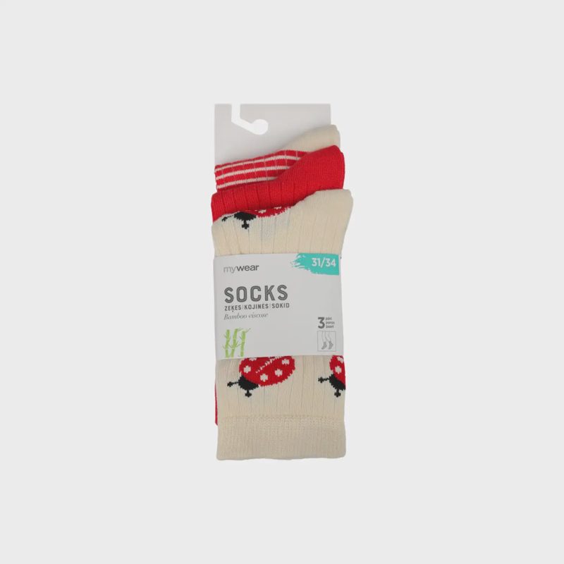 Vaik. kojinės MYWEAR, 31 - 34, 3 poros