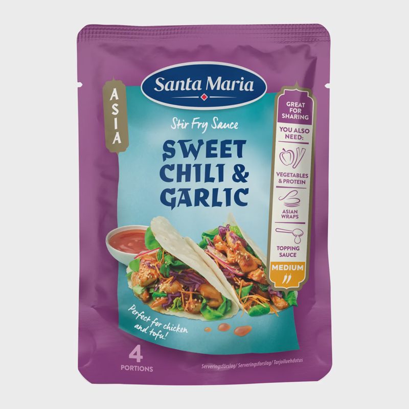 Padažas SANTA MARIA S. CHILI & GARLIC, 100 g