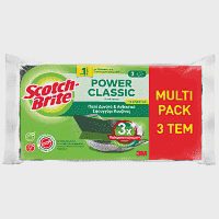 Scotch Brite Σφουγγαράκι Κουζίνας Αντιβακτηριδιακό Δυνατό 3τεμ