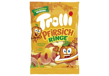Guminukai TROLLI PERSIKŲ ŽIEDELIAI, 200 g