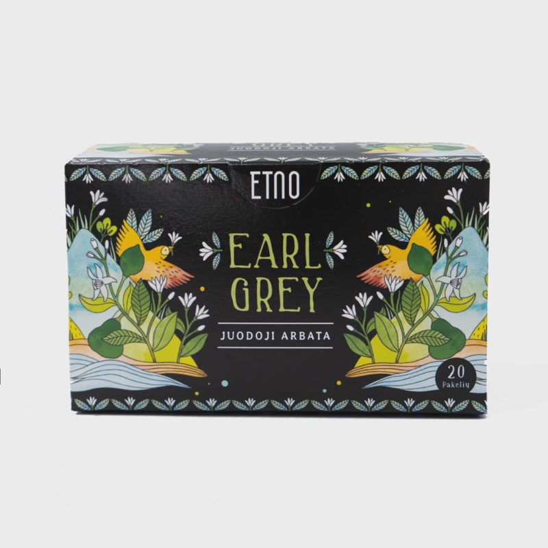 Juod. arbata su bergam. ETNO EARL GREY, 40 g