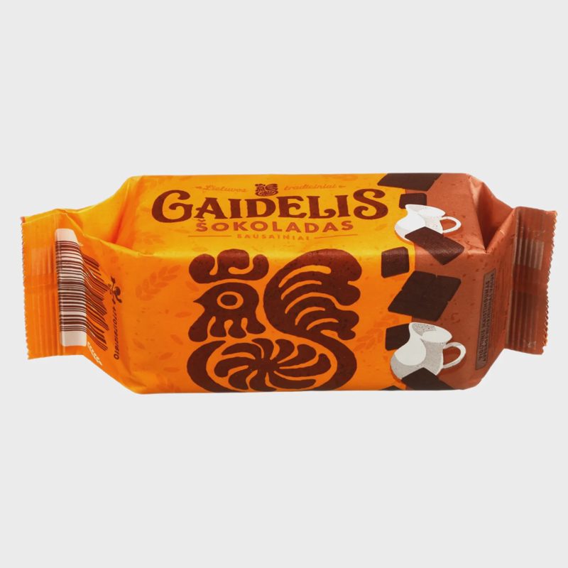 Sausainiai GAIDELIS ŠOKOLADAS, 160 g