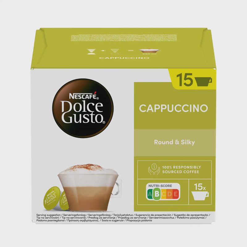 Kavos kapsulės NESCAFE DG CAPPUCCINO, 30 vnt