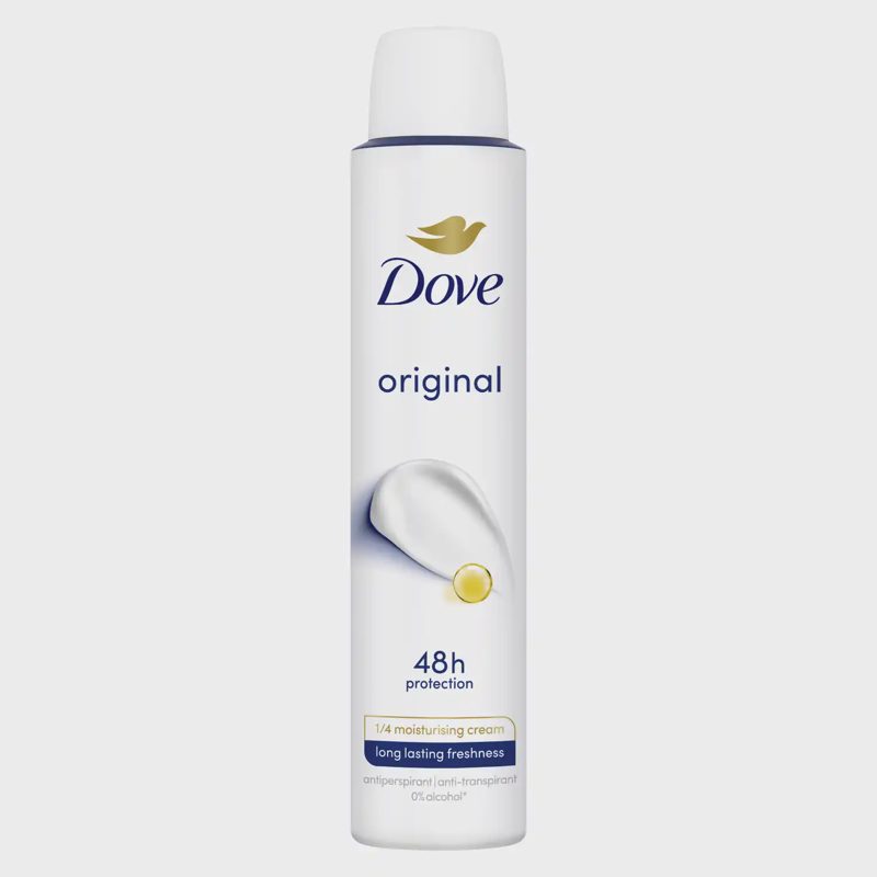 Puršk. dezodor. DOVE ORIGINAL, 48 val. 200 ml