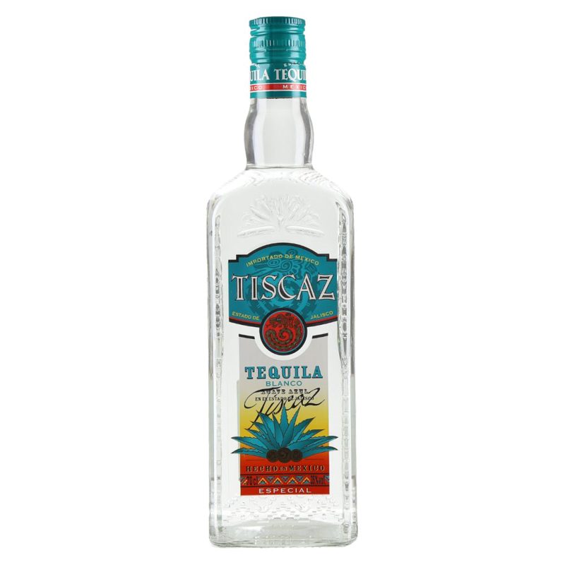 Téquila blanco tattoo TISCAZ, 35°, 70cl