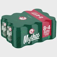 Mythos Μπίρα Κουτί 330ml 8+4 Δωρο