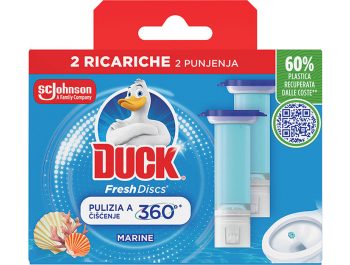 Duck Fresh Discs sredstvo za čišćenje i osvježavanje WC školjke 2x36 ml