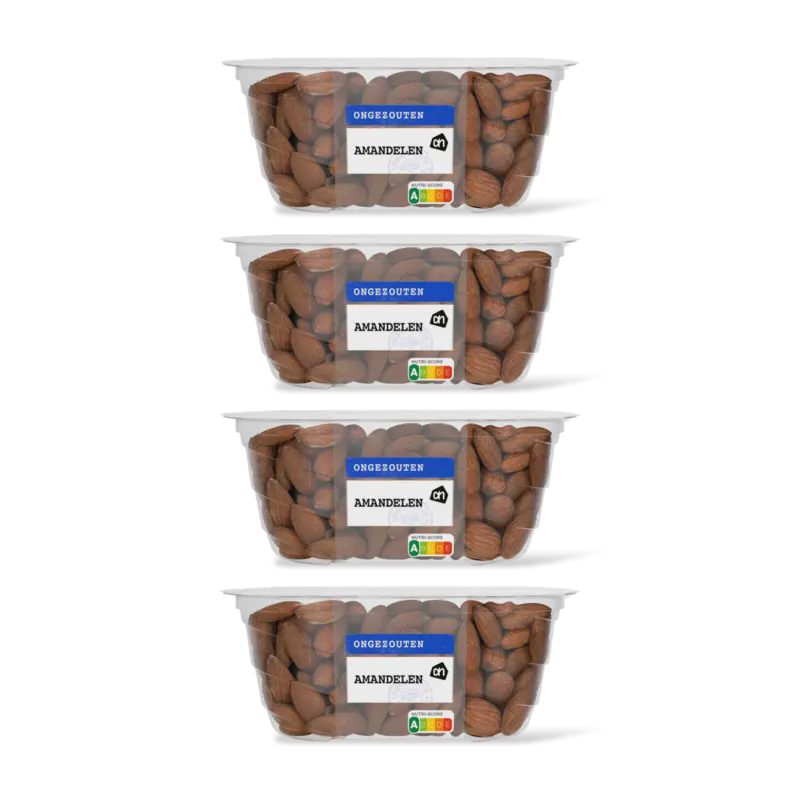 AH Amandelen ongezouten 4-pack