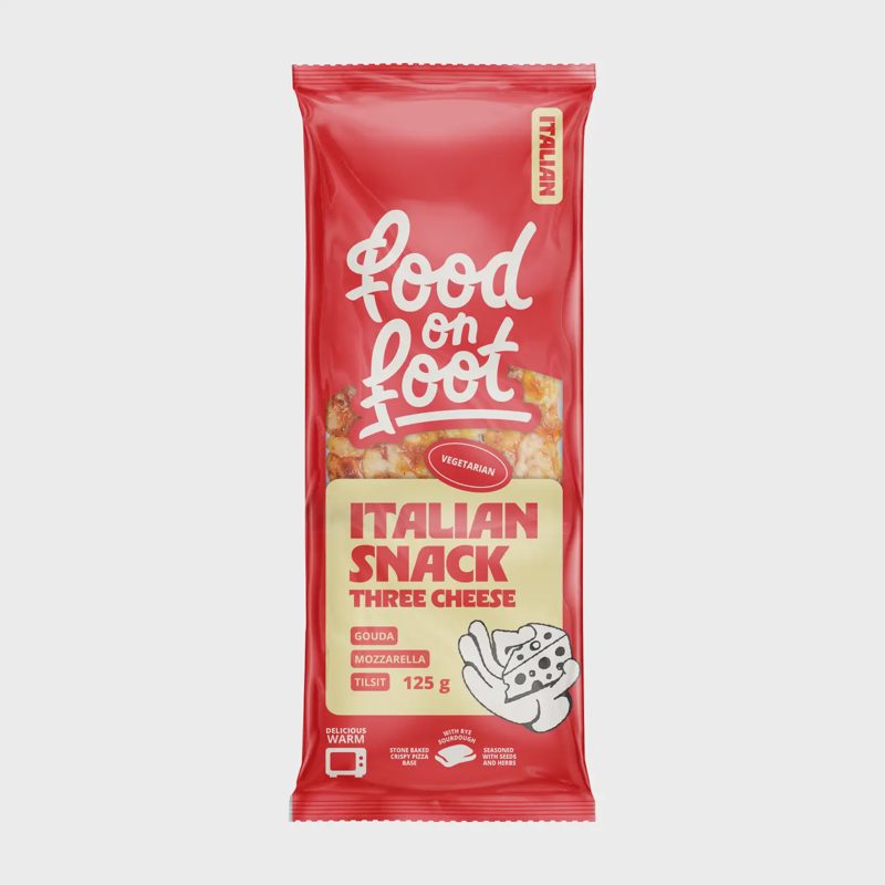 Ital. apkepėlė trys sūriai FOOD ON FOOT, 125g