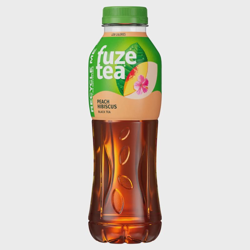 Persikų sk.juod.arb. gėrimas FUZE TEA, 500ml