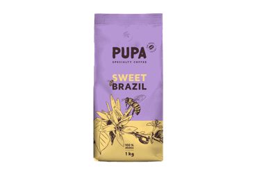 Kavos pupelės PUPA SWEET BRAZIL, 1 kg