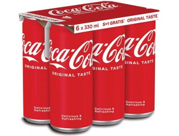 Coca-Cola Regular 5+1 gratis 0,33 L