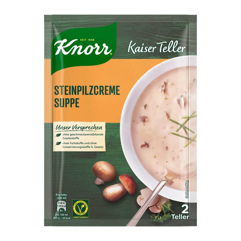 Knorr Keiserteller Steinpilzcremesuppe