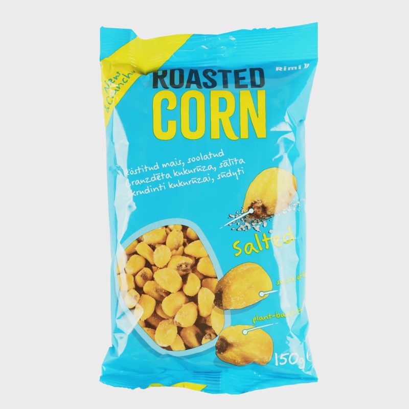 Skrudinti kukurūzai RIMI, sūdyti, 150 g