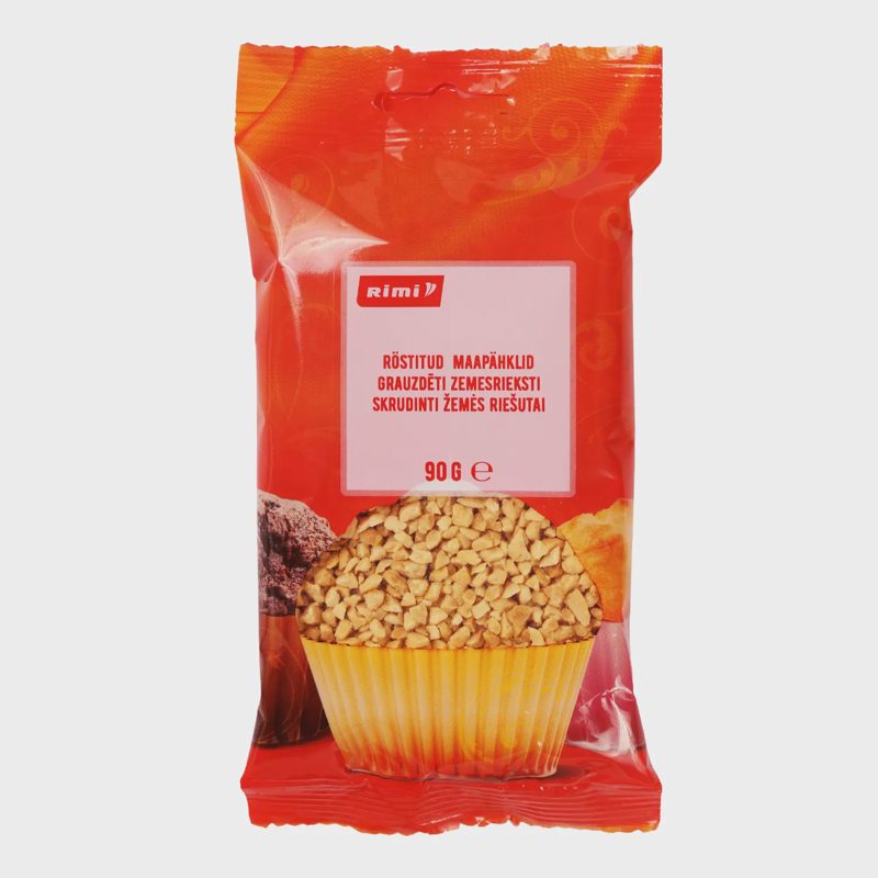 Skrudinti, smulkinti žemės riešutai RIMI, 90g