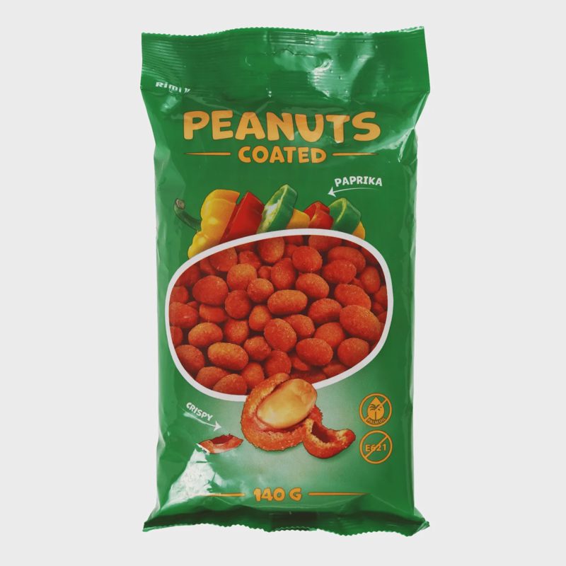 Žemės riešutai luob. RIMI, paprikos sk. 140 g