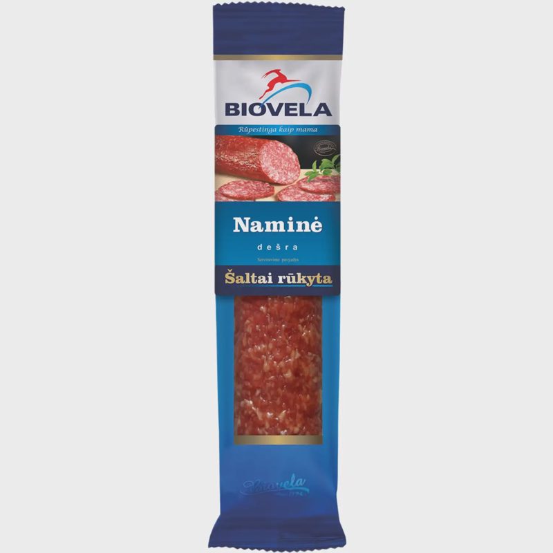 Šaltai rūk. NAMINĖ dešra BIOVELA, II r., 230g