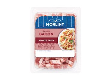 Šaltai rūkyti kiaulienos šoninės kubeliai MORLINY, a. r., 200 g