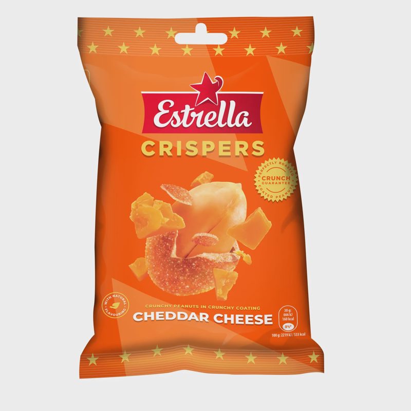 Kep. sūrio sk. žemės riešutai ESTRELLA, 140g