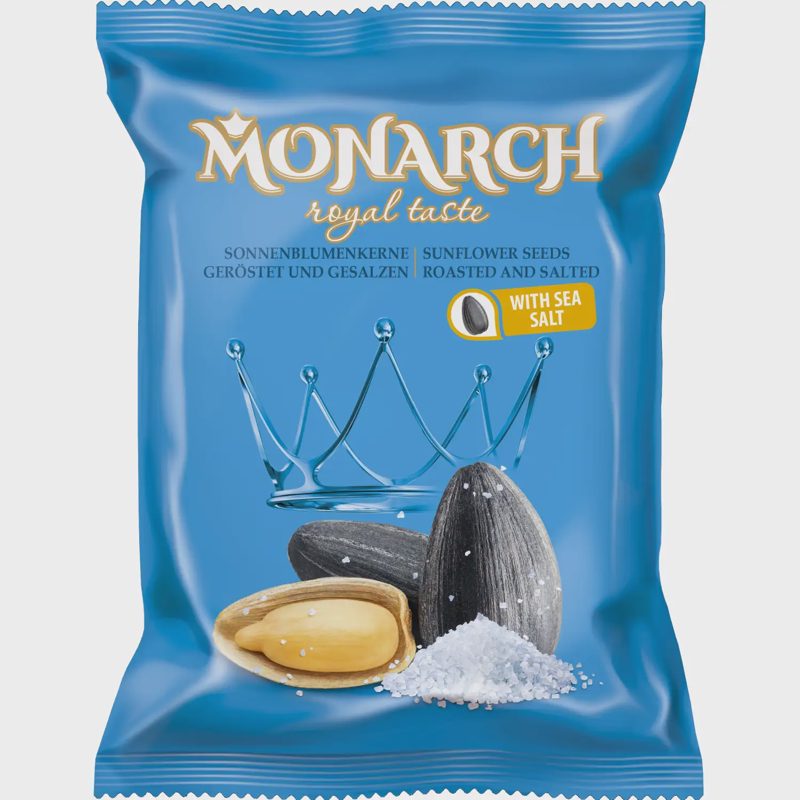 Skrud., sūd. saulėgrąžų sėklos MONARCH, 100 g