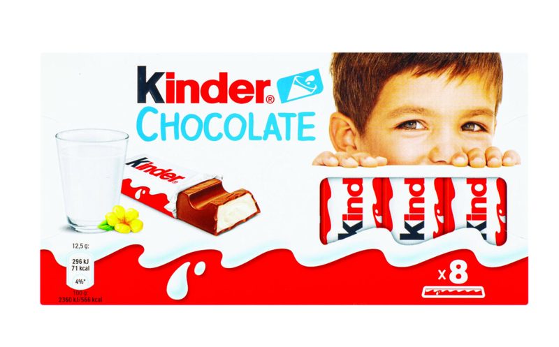 Pieninis šokoladas KINDER, 100 g