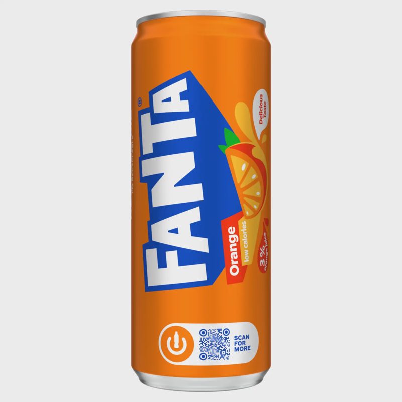 Gazuotas gėrimas FANTA, 330ml