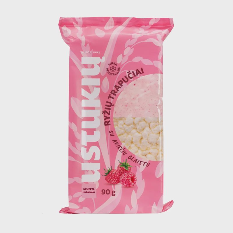 Ryžių trapučiai su av.gl.USTUKIŲ MALŪNAS, 90g