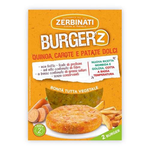 Burger’Z Quinoa, Carote e Patate Dolci