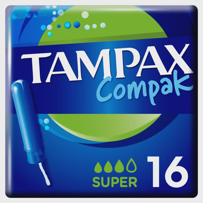 Tamponai TAMPAX COMPAK SUPER, 16 vnt.