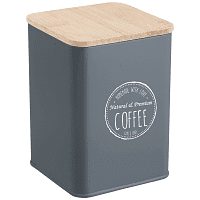 Chef Basics Δοχείο Καφέ Μεταλλικό Σκούρο Γκρί
