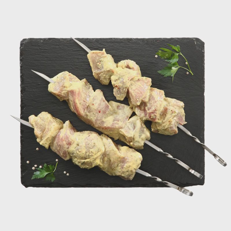 Marin. kiaul. kumpio šašlykas su kefyru, 1 kg
