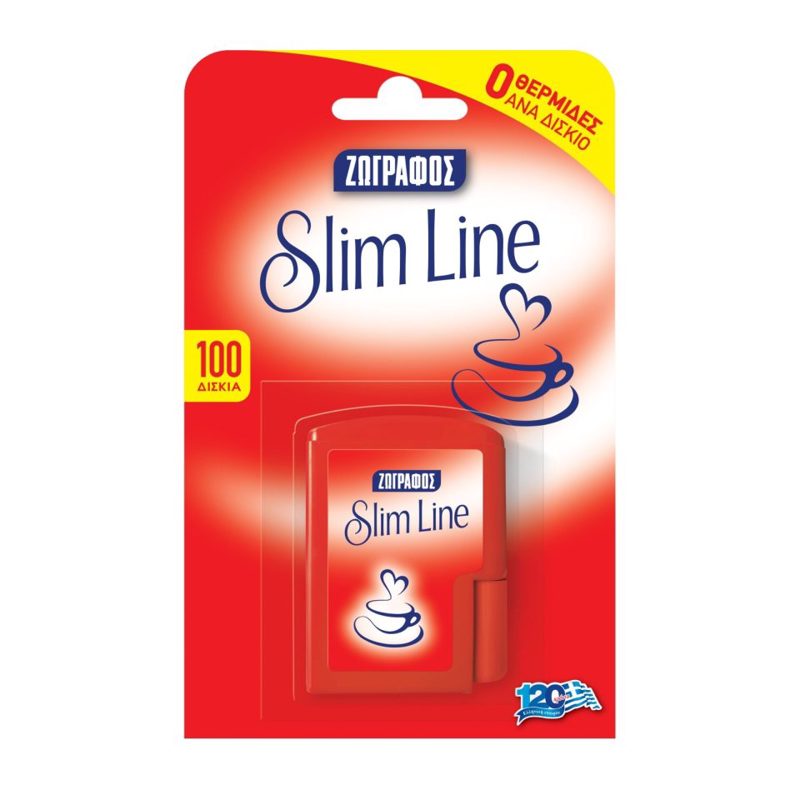 Ζωγράφος Slim Line Stevia Δισκία 100τεμ 5,5gr