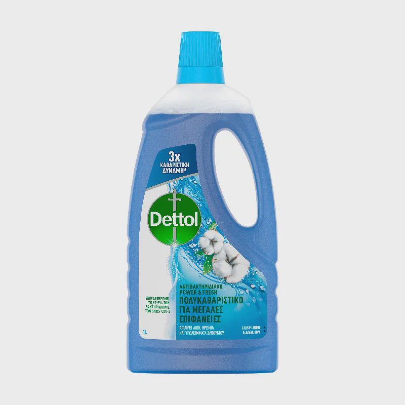 Dettol Καθαριστικό Πατώματος Αντιβακτηριδιακό Atlantic Fresh 1lt