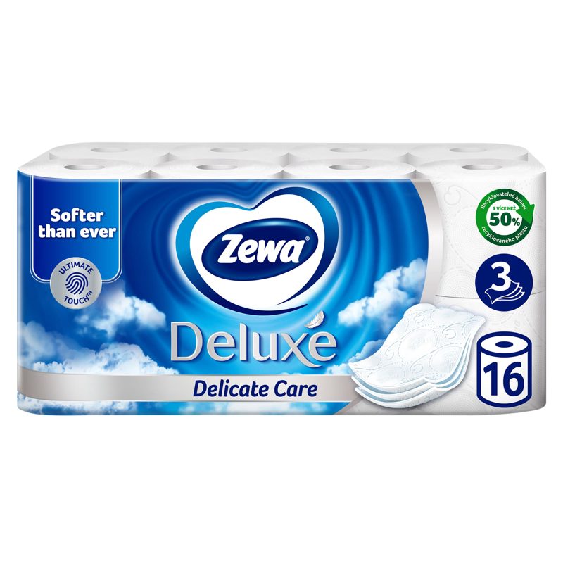Zewa Deluxe Delicate Care toalettpapír 3 rétegű 16 tekercs