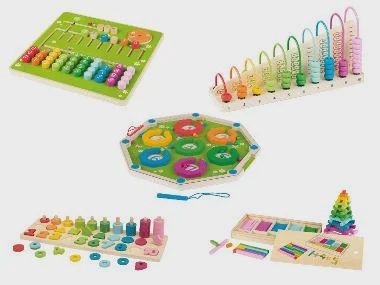 LUPILU® Houten reken speelgoed