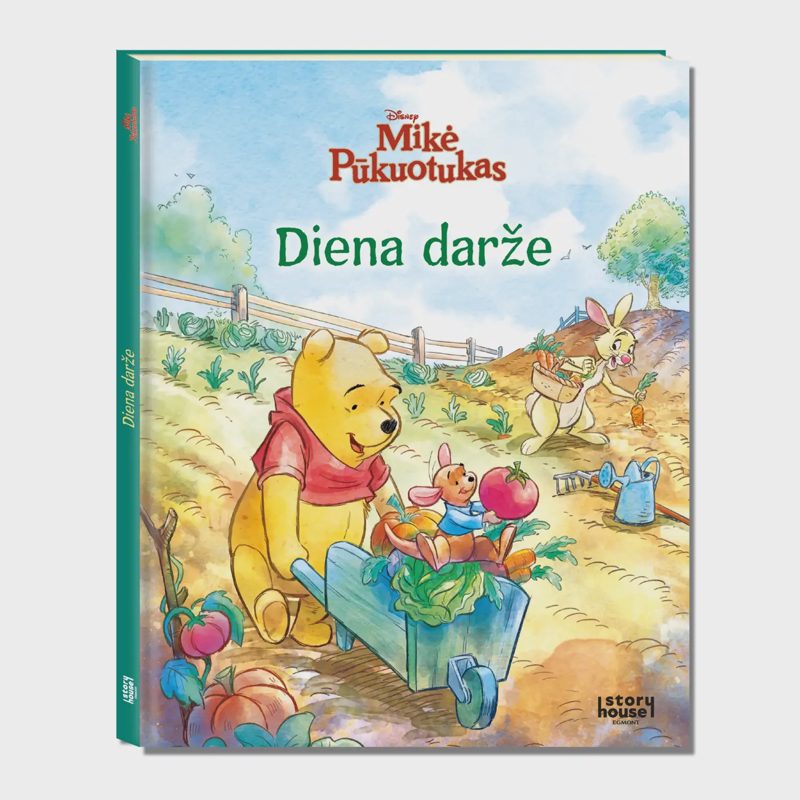 Knyga MIKĖ PŪKUOTUKAS. DIENA DARŽE