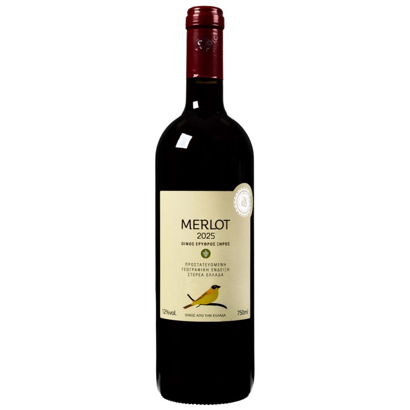 Οίνος Ερυθρός Merlot 750ml