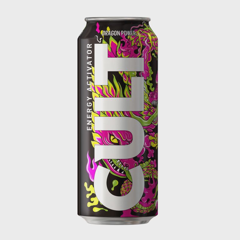 En. gėrimas CULT ENERGY DRAGON POWER, 500 ml