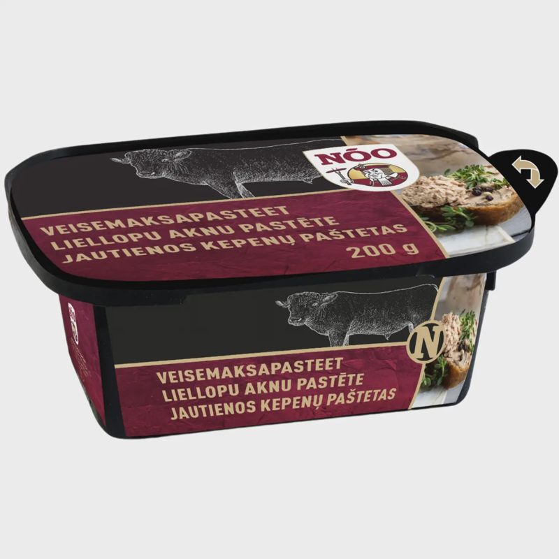 Jautienos kepenėlių paštetas, I, 200g
