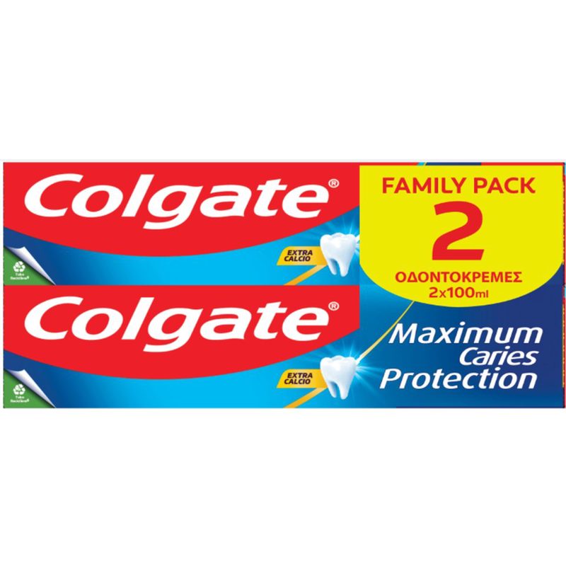Colgate Protection Caries Οδοντόκρεμα 2 Pack 100ml