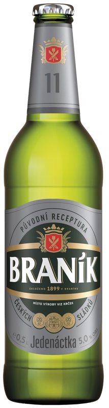 Braník Pivo ležák světlý 0,5l